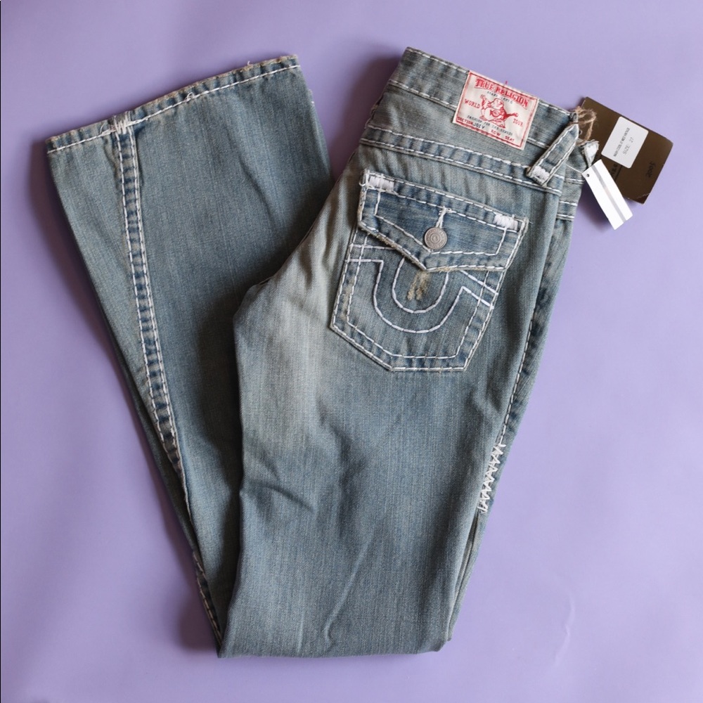 True Religion NWT Med Vintage Jeans, Sz 27